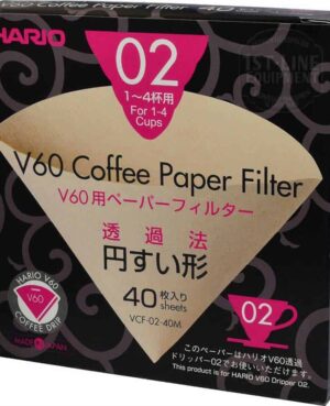 Papirfilter for Hario V60 håndbrygger